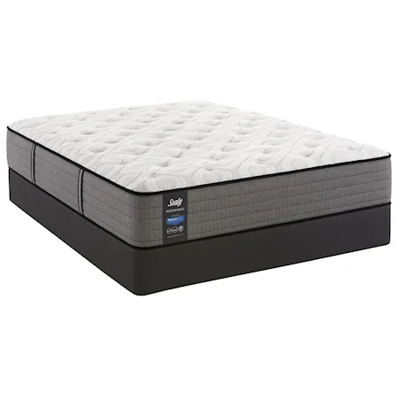 King 11" Firm Encased Coil Mattress and 5" Low Profile StableSupport™ Foundation